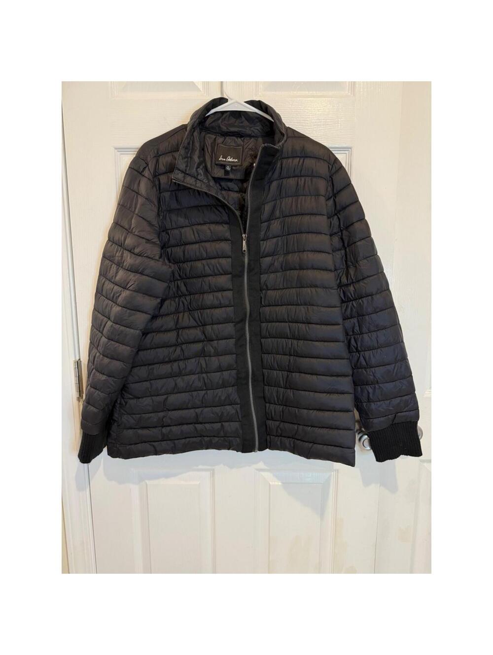 :) Sam Edelman Puffer Jacket Lightweight Quilted Full Zip Black XL [COPY]